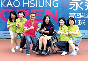 戰勝疫情舉辦亞洲唯一國際賽 永達盃高雄國際輪椅網球賽開打 